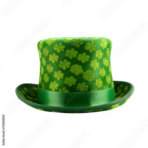 Wallpaper Mural A green leprechaun hat isolated on transparent background Torontodigital.ca