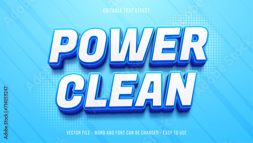 Editable text effect clean mock up