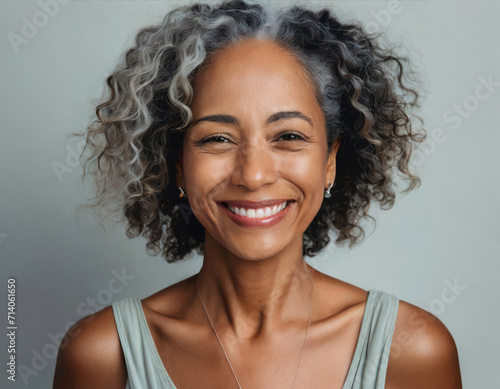 Cheerful Senior Woman with a Confident Smile in a Happy Portrait