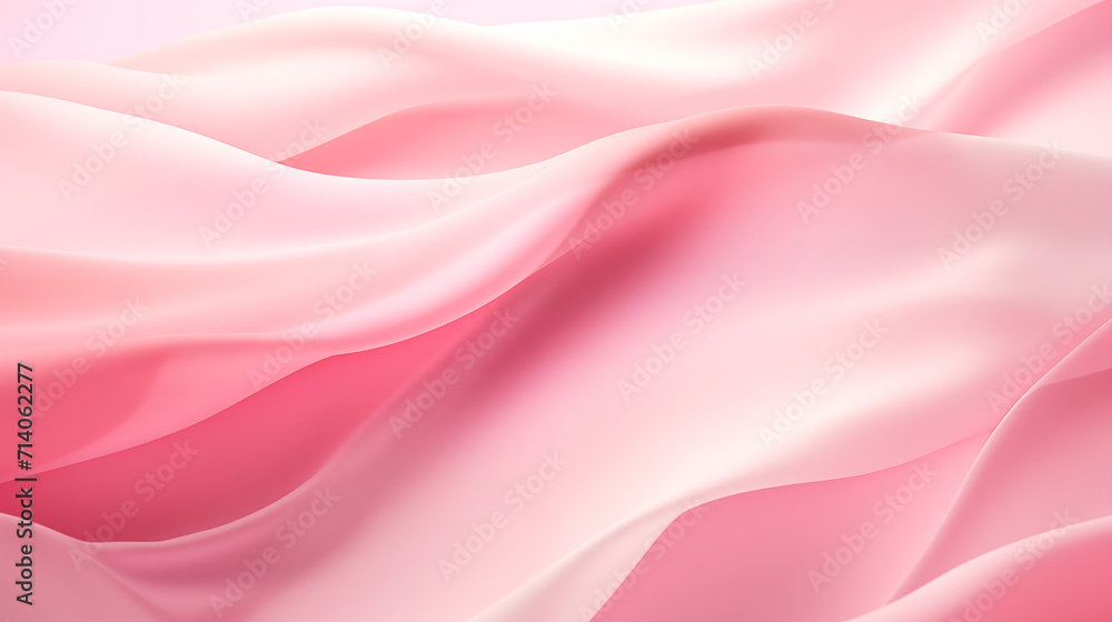 Fototapeta premium Trendy minimal abstract white background with smooth curve, flowing satin waves. Light luxury elegant background with space for design. Product presentation. 