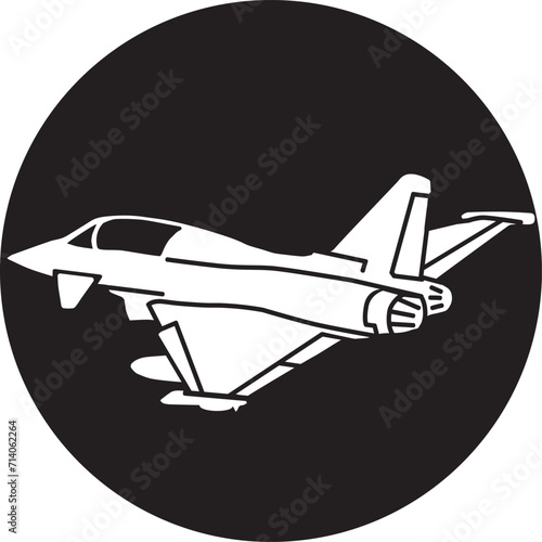 Fighter jet vector 