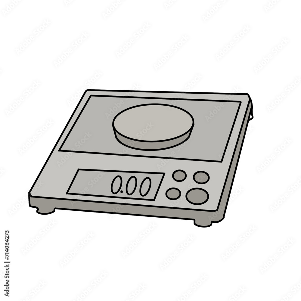 Fototapeta premium illustration of a plate