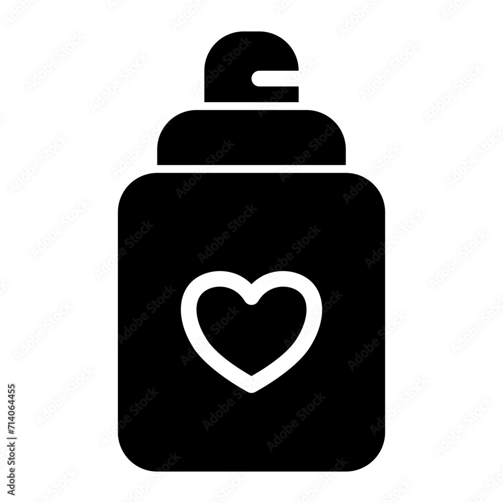 This is the Perfume icon from the Valentine icon collection with an Solid style This is the Perfume icon from the Valentine icon collection with an Solid style