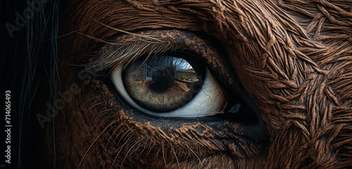 A close-up of a horse's muzzle, capturing its intricate textures and delicate features.