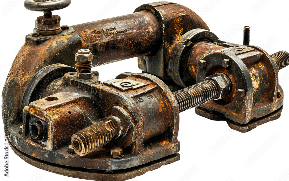 Sturdy Pipe Bender on Transparent Background Sturdy Pipe Bender on Transparent Background
