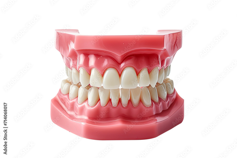 Full Dentures with teeth, gum and bone for preserves isolated on transparent png background, fake teeth in dentistry, medicine and prosthesis. Full Dentures with teeth, gum and bone for preserves isolated on transparent png background, fake teeth in dentistry, medicine and prosthesis.