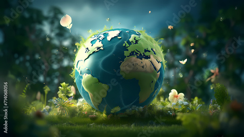 World environment day concept ecology protection environment, environmental protection background © jiejie