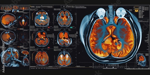PET-CT fusion images combining PET and CT data for diagnostics