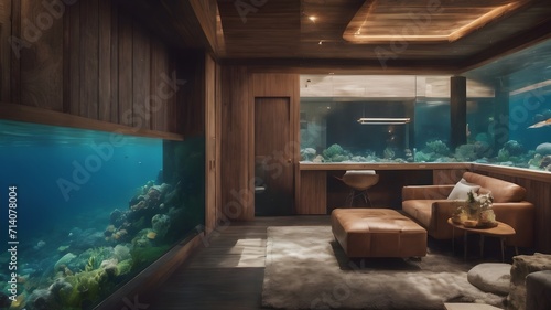 Home in Ocean Background Very cool