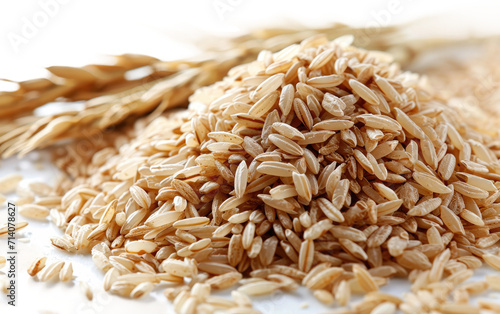 Hearty Whole Grain Pile on Transparent Background