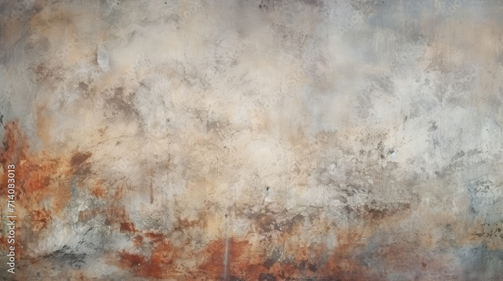 Obraz premium Ashy colors old grunge wall texture