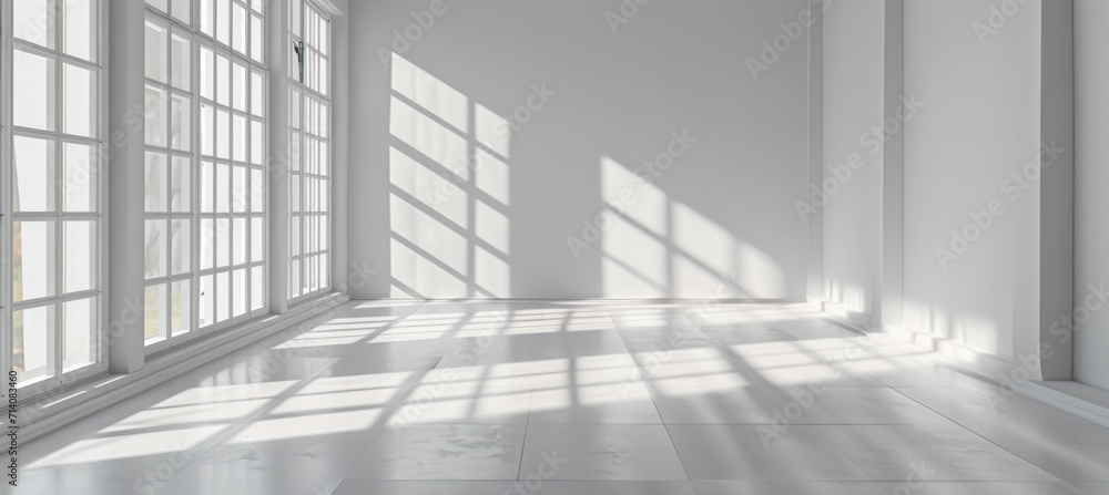 flat white background room image with floor and window flat white background room image with floor and window