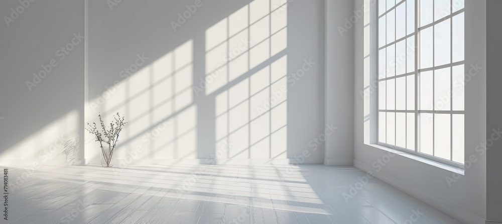 flat white background room image with floor and window flat white background room image with floor and window