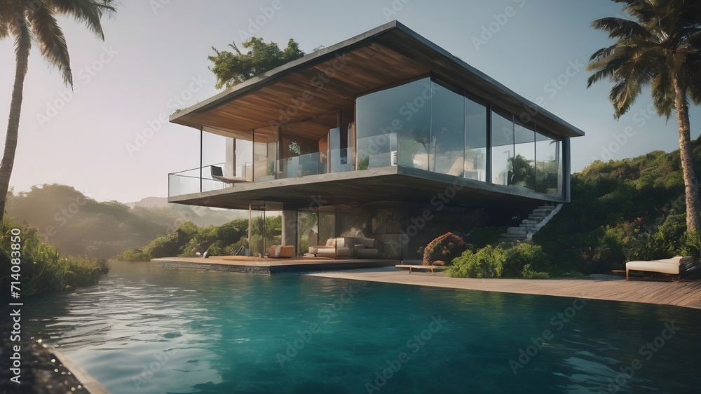 Home in Ocean Background Very cool Home in Ocean Background Very cool