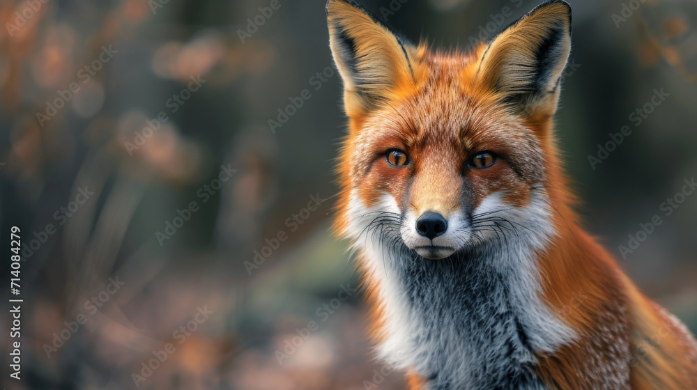 Close up of Red Fox Gazing at Camera Close up of Red Fox Gazing at Camera