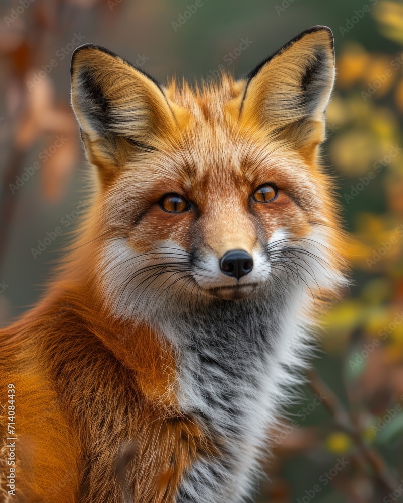 Close Up of Red Fox Looking at Camera Close Up of Red Fox Looking at Camera