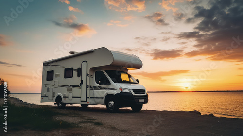 Embrace the tranquility of the open road! Our motorhome, nestled beneath the stars, invites you to unwind and create unforgettable memories