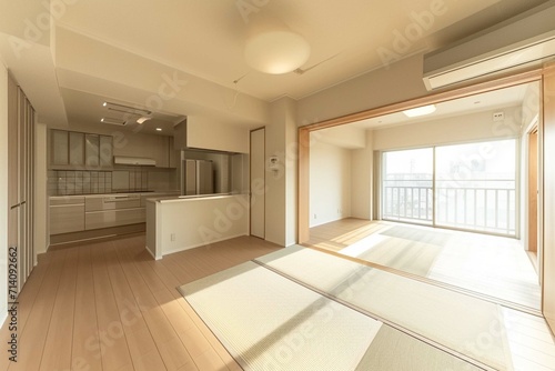 Rental information in Japan. A clean room with an easy-to-use floor plan. A stylish Western-style room. A photo-like image with a white background © Areesha