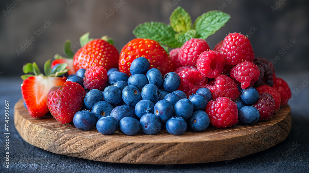 Including various berries