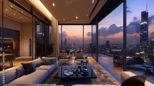Residential Skyscraper - Luxury Living with Panoramic Views and State-of-the-Art Amenities