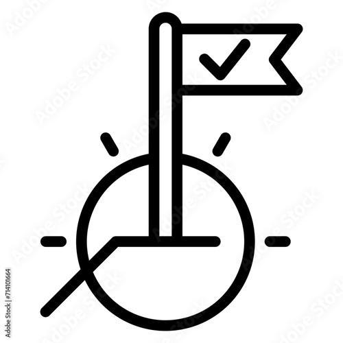 Milestone Outline Icon
