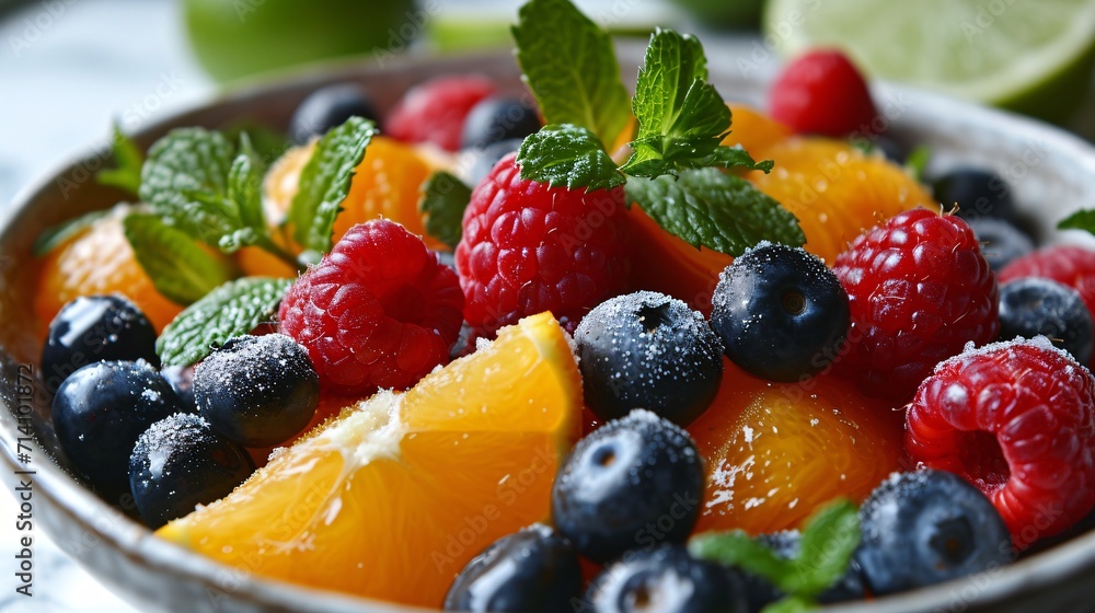 Vibrant Fruit Medley on a Blank Canvas. Vibrant Fruit Medley on a Blank Canvas.
