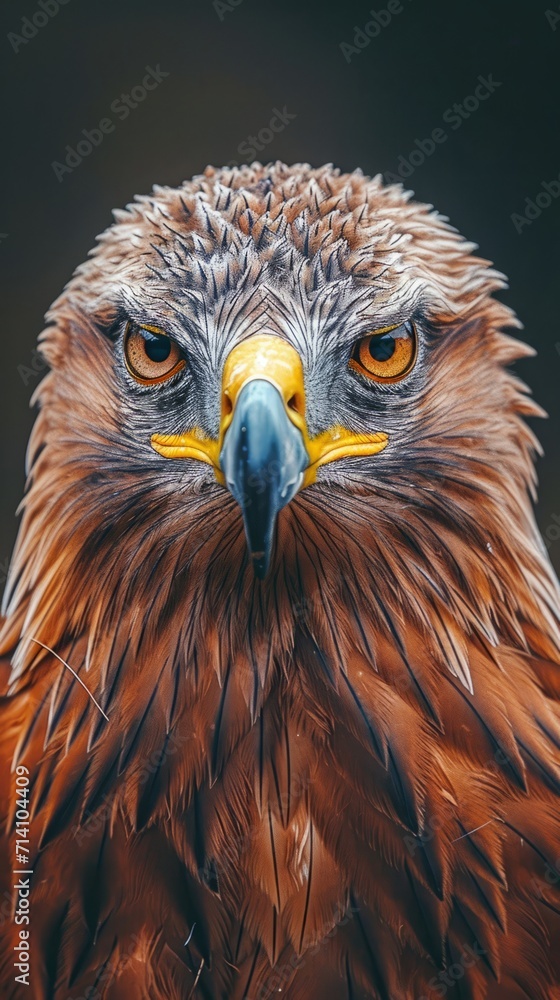 A close-up photo of an eagle. Macro portrait of an eagle. A close-up photo of an eagle. Macro portrait of an eagle.