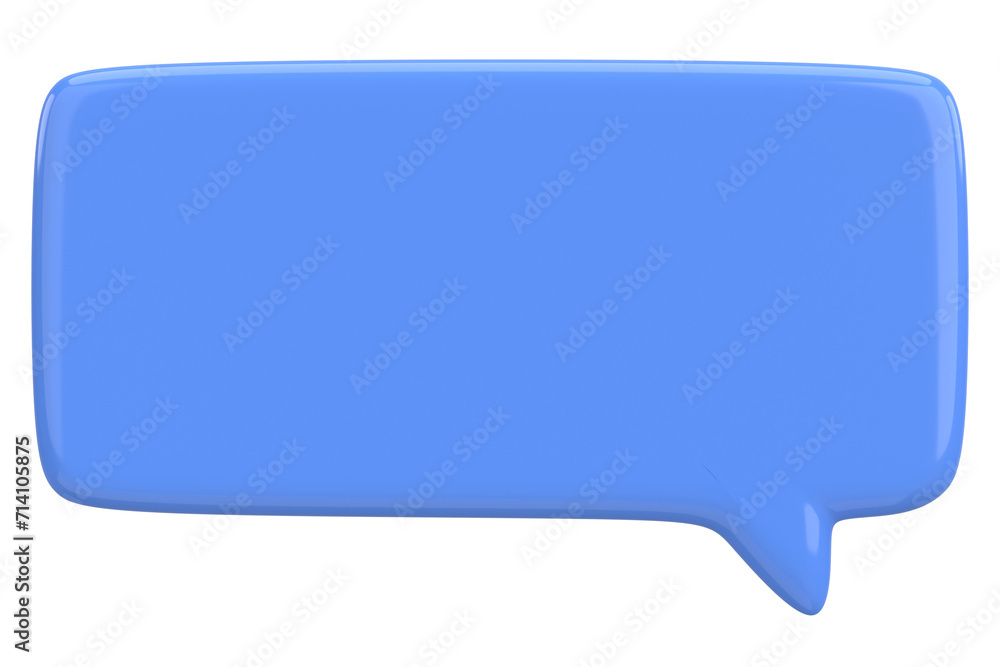 Speech Bubble. Text Box. 3D Illustration. Speech Bubble. Text Box. 3D Illustration.