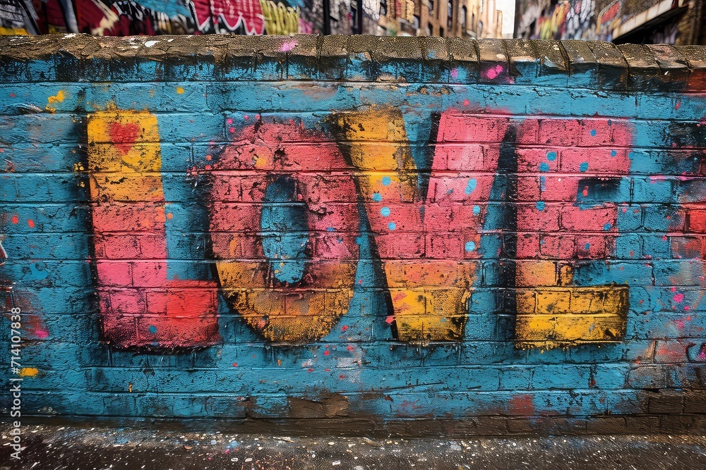 Urban Love Graffiti Valentine's Day