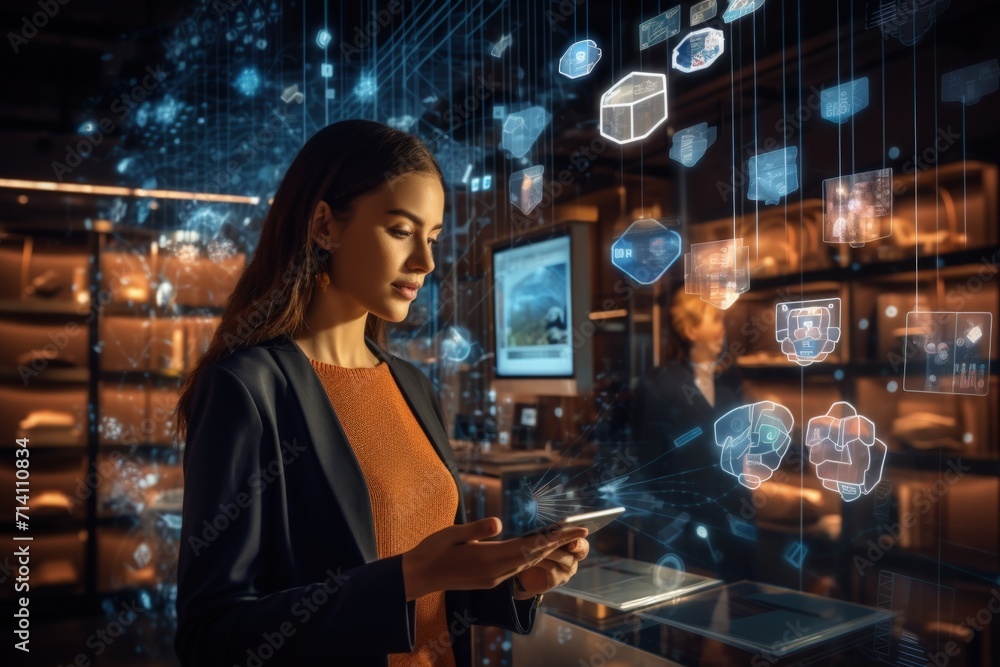 Digital marketing and online shopping with customer network connection. Digital marketing and online shopping with customer network connection.