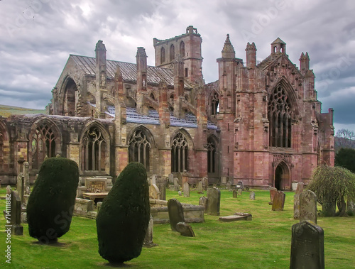Melrose Abbey, Scotland photo