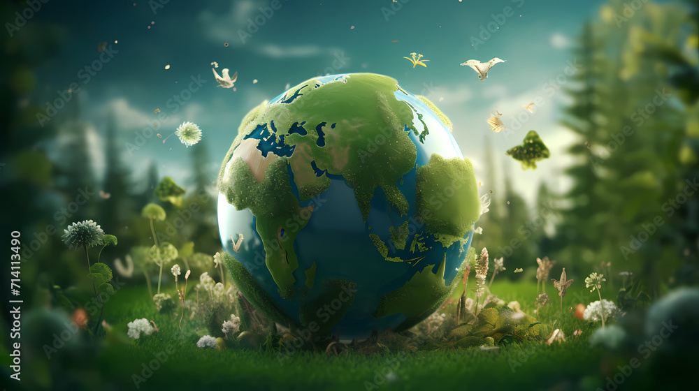 Environmental protection background, world environment day background, protect the environment Environmental protection background, world environment day background, protect the environment