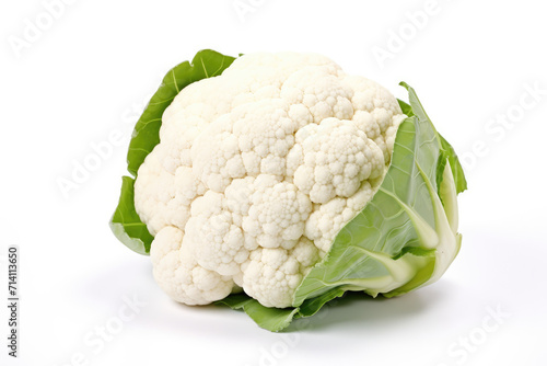 Cauliflower, isolated white background