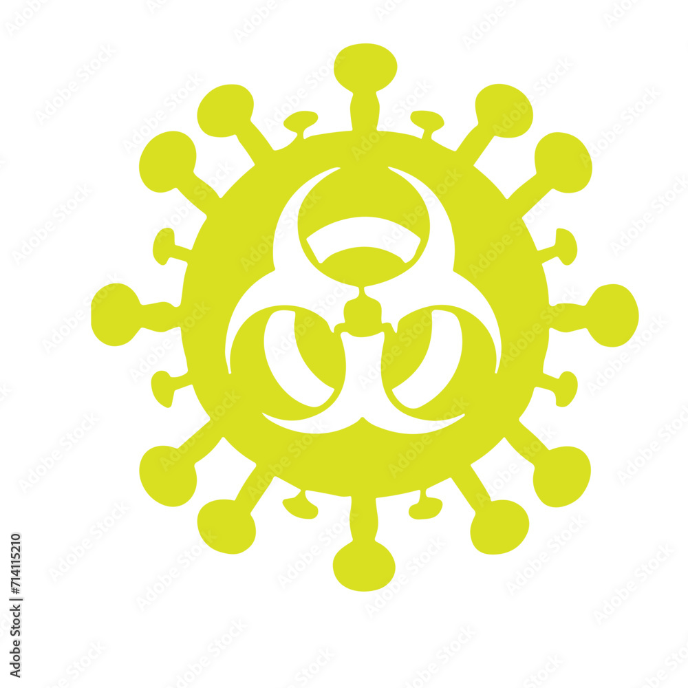 Obraz premium Virus and Bacteria Cell vector set
