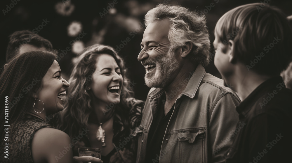 A candid photograph capturing a moment of laughter and connection between friends at a gathering, a scene that radiates the warmth and joy of their bond. A candid photograph capturing a moment of laughter and connection between friends at a gathering, a scene that radiates the warmth and joy of their bond.