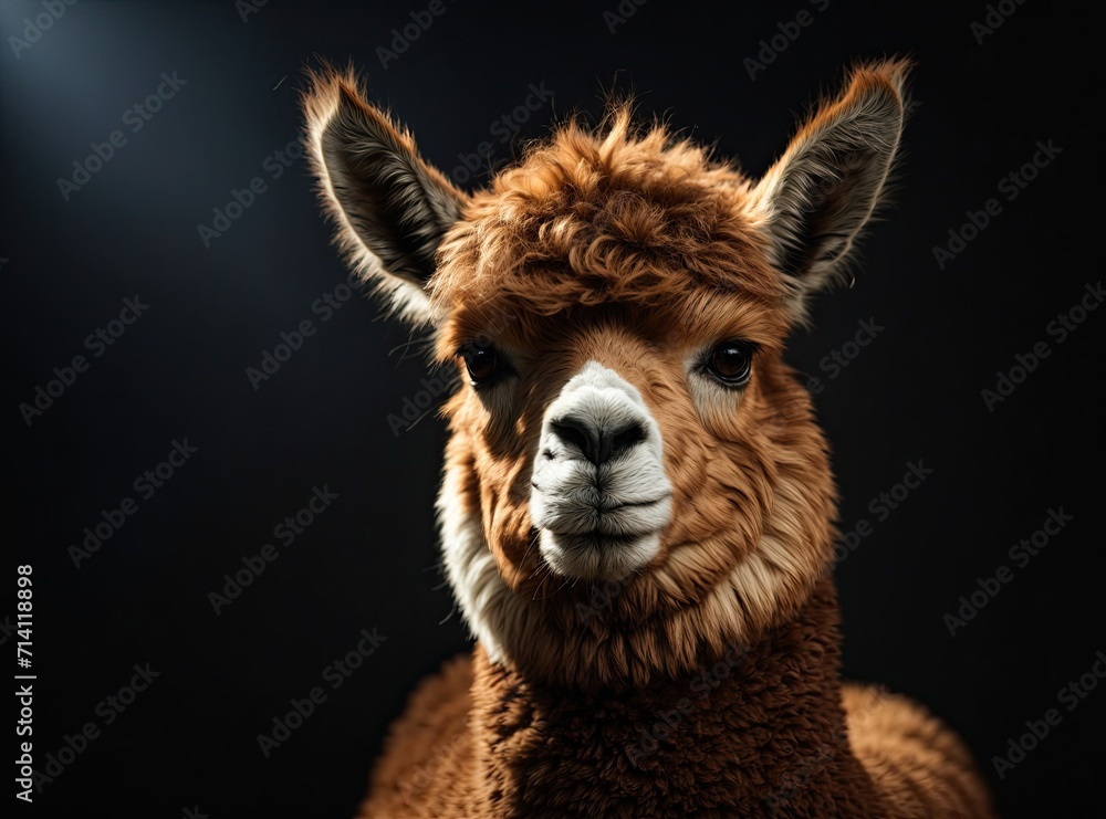 Alpaca Beauty Against the Abyss