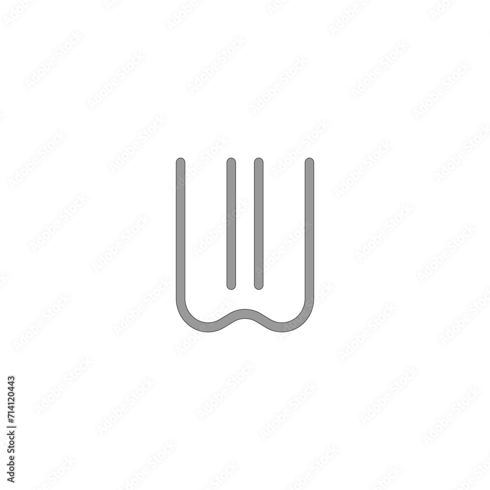 icon alphabet font W X Y Z template design trendy icon alphabet font W X Y Z template design trendy