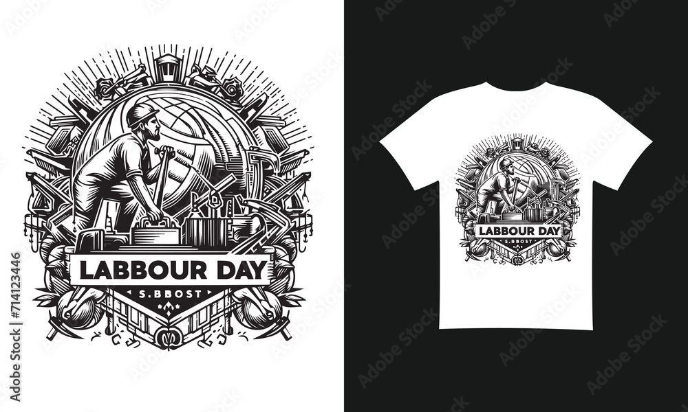 1st may labour day T-Shirt Design, 1st may labour day T-Shirt Design,