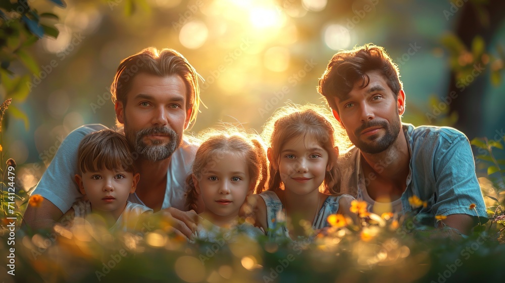 Family Bonding A heartwarming scene of a diverse family spending quality time together Family Bonding A heartwarming scene of a diverse family spending quality time together