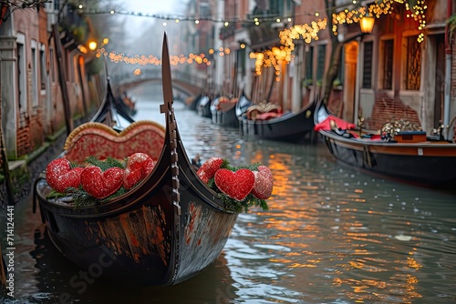 Whimsical Love Gondola Ride Valentine's Day