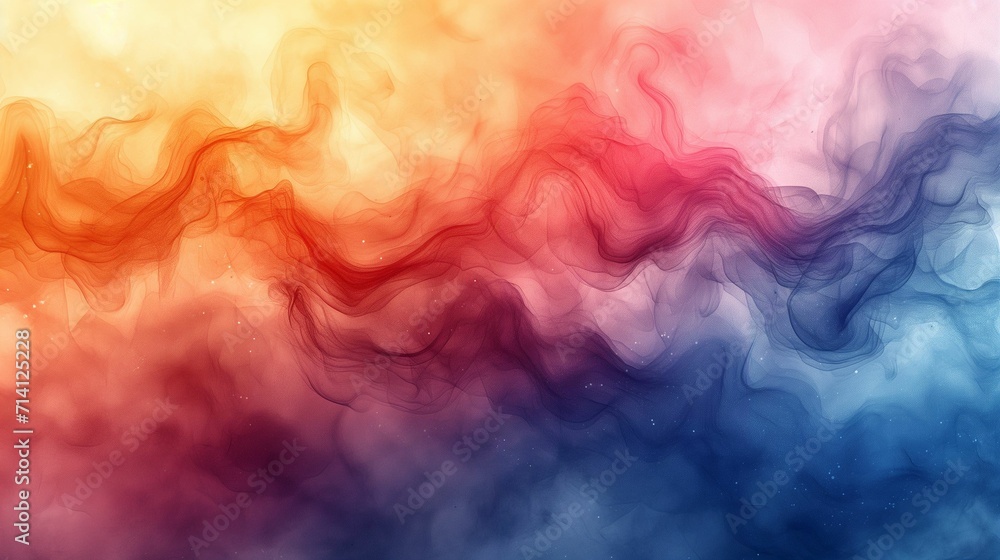 Obraz premium Abstract Watercolor Bliss: High-Resolution Background with Gentle Gradient, Soothing Liquid Colors, and Artistic Texture for a Calming and Aesthetic Visual Experience.