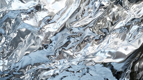 Light silver foil motion texture banner