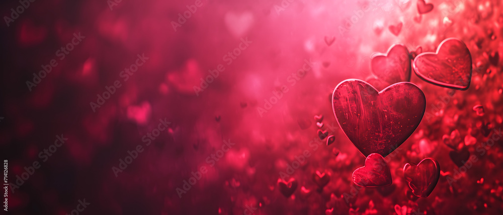Curiosity and love collide on valentine's day as a heart-shaped object adorned with vibrant shades of red, magenta, and maroon evokes a sense of mystery and intrigue in this captivating piece of ligh Curiosity and love collide on valentine's day as a heart-shaped object adorned with vibrant shades of red, magenta, and maroon evokes a sense of mystery and intrigue in this captivating piece of ligh