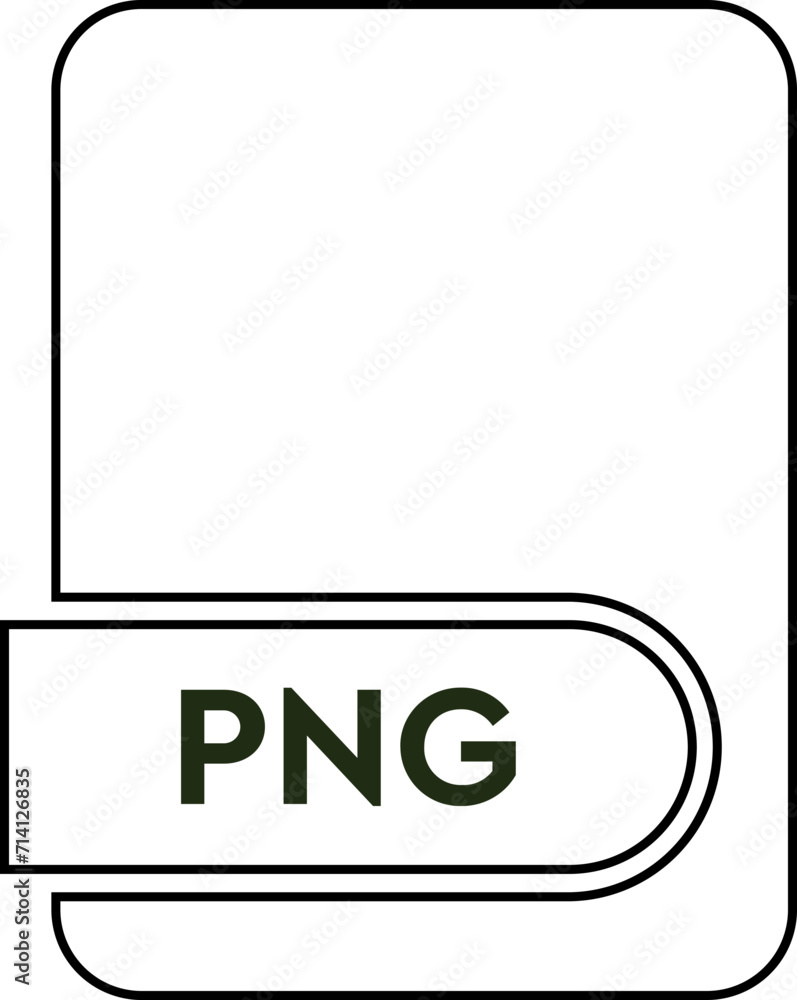 PNG File format icon black outline PNG File format icon black outline