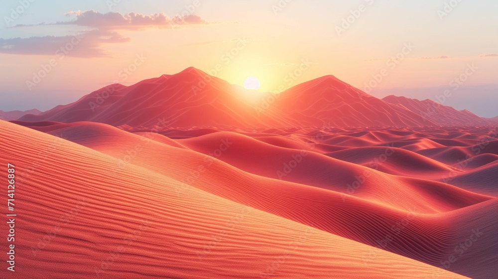 High-Resolution Sandy Texture: Gradient of a Desert Dune at Sunset with Calming Warm Tones High-Resolution Sandy Texture: Gradient of a Desert Dune at Sunset with Calming Warm Tones