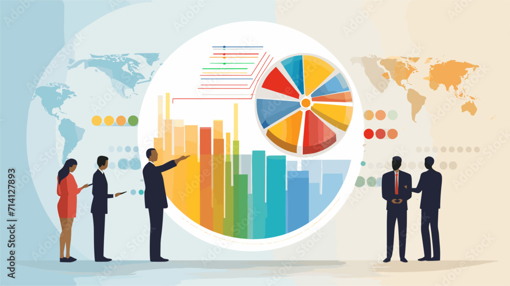 Explore the strategic decision-making of leaders in a vector art piece showcasing scenes of leaders analyzing data weighing options and making informed decisions .simple isolated line styled vector Explore the strategic decision-making of leaders in a vector art piece showcasing scenes of leaders analyzing data weighing options and making informed decisions .simple isolated line styled vector