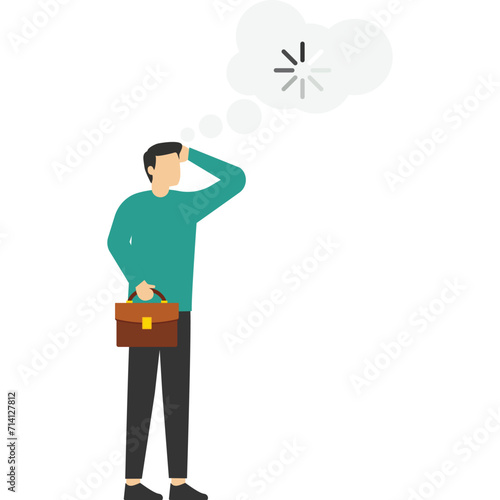 Creative part and logic part, Vector illustration design concept in flat style

