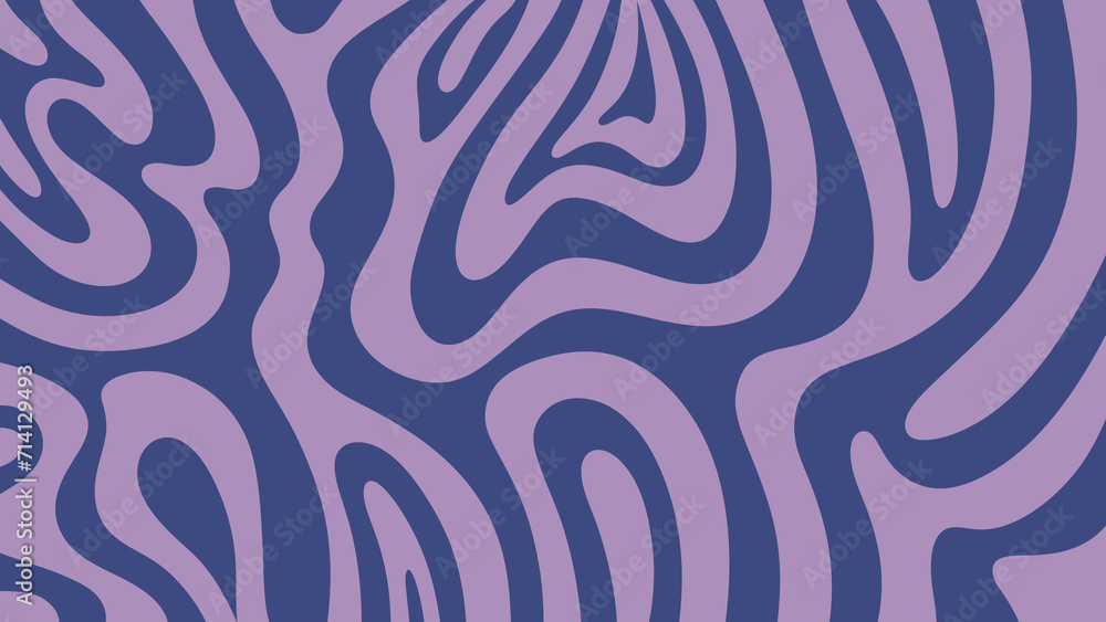 Purple wave abstract background seamless pattern