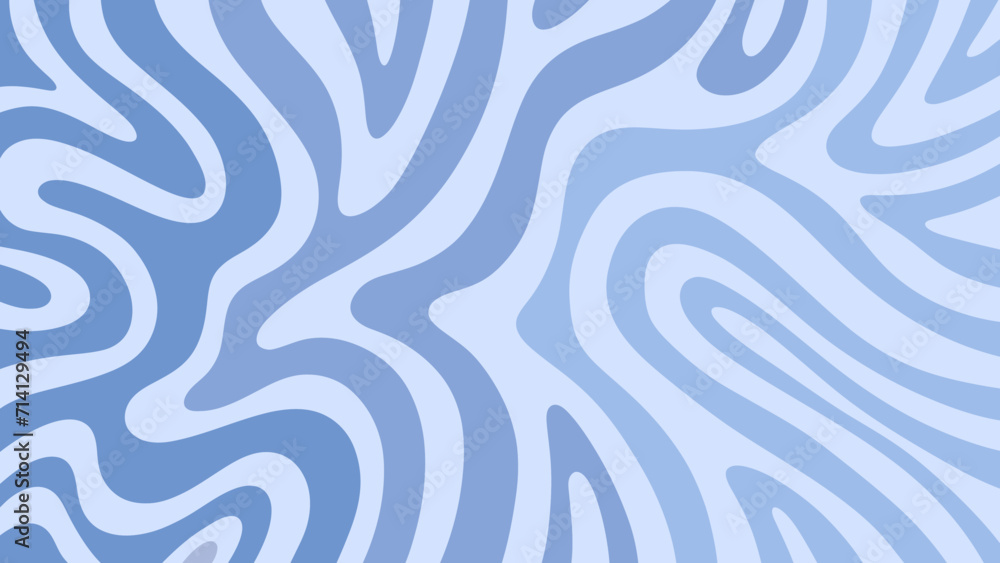 abstract blue background with waves seamless pattern
