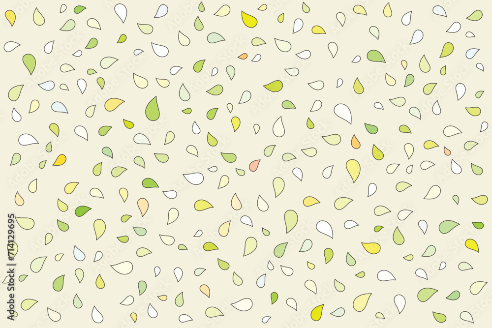 Illustration pattern petal of flower on soft yellow background. Illustration pattern petal of flower on soft yellow background.